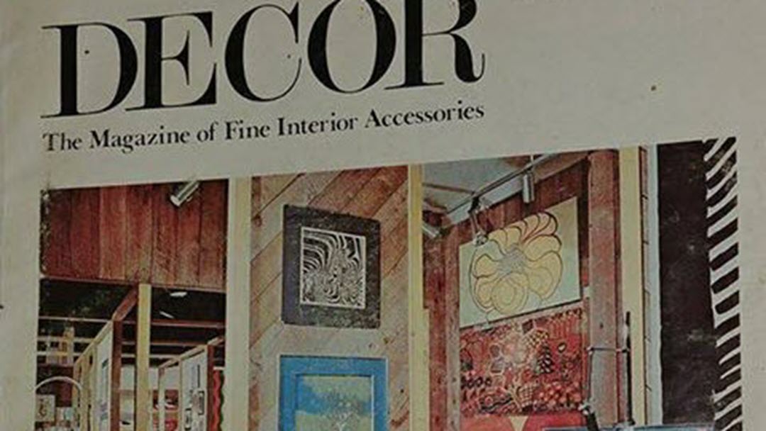 Cover of Decor Magazine, July 1975 Issue